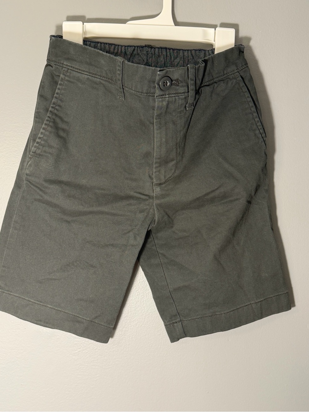 Crewcuts Dark Gray Boys' Chino Shorts, size 10